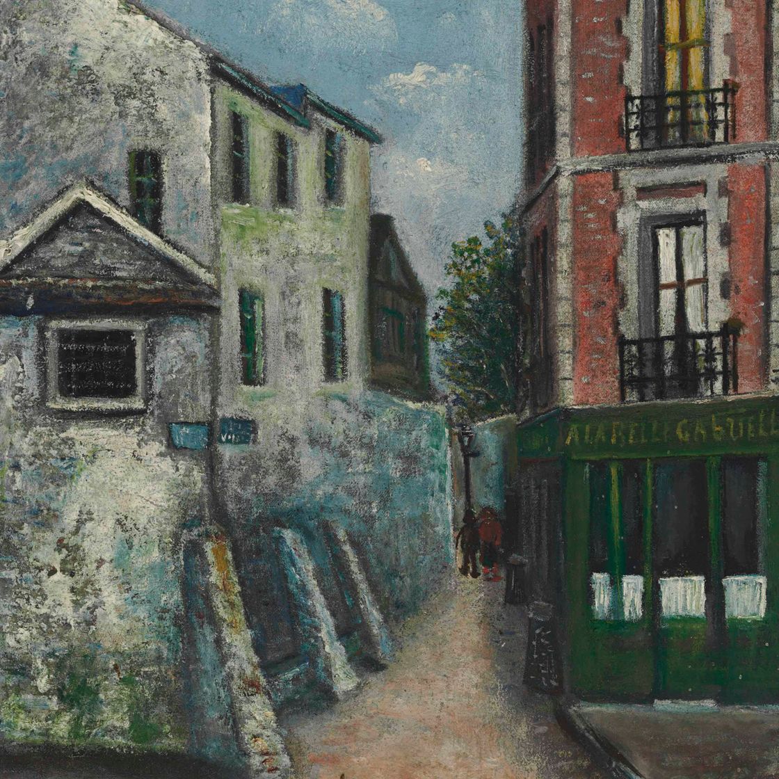 Maurice Utrillo — Прекрасная Габриэль на Монмартре