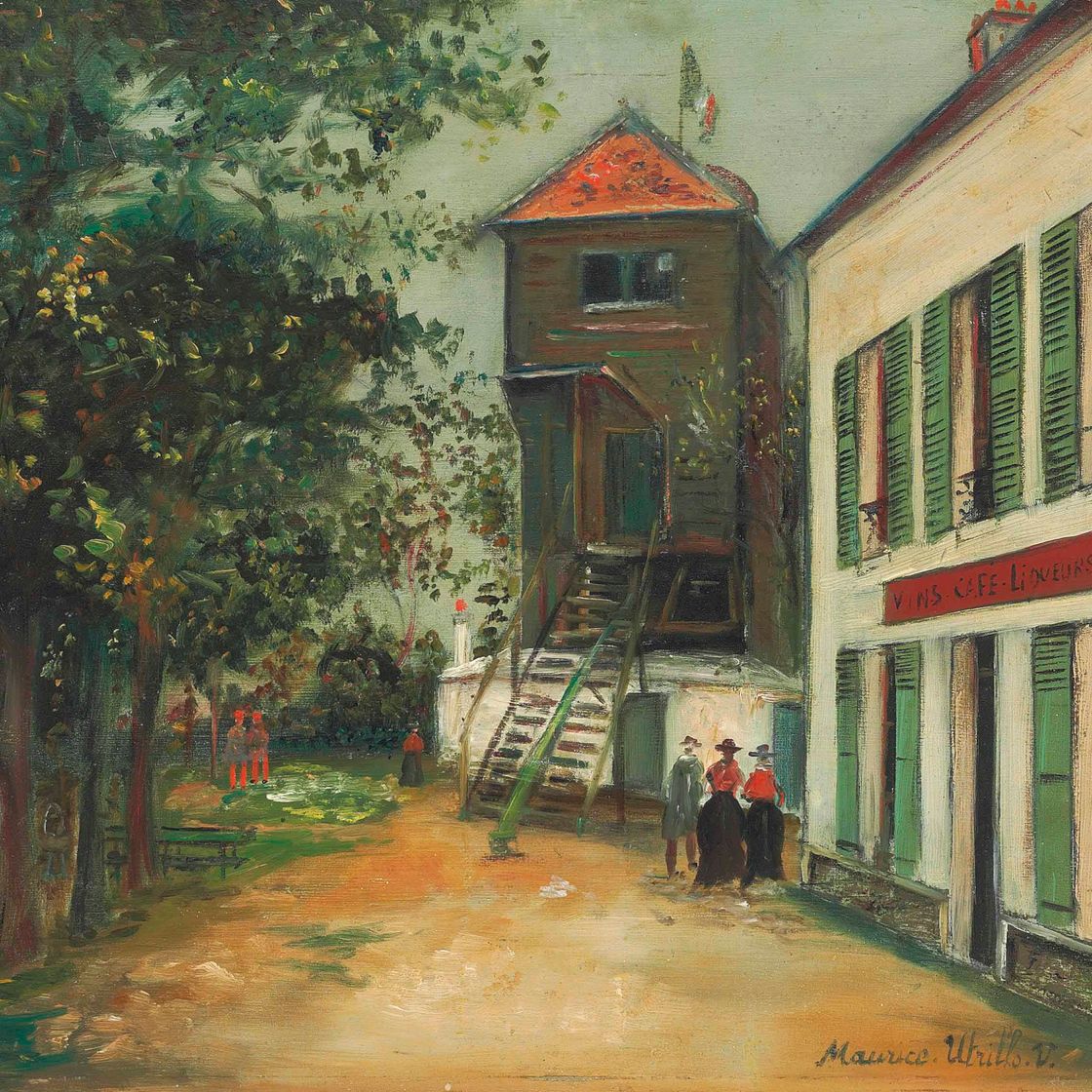 Maurice Utrillo — Ресторан "Старый мулен в Саннуа"