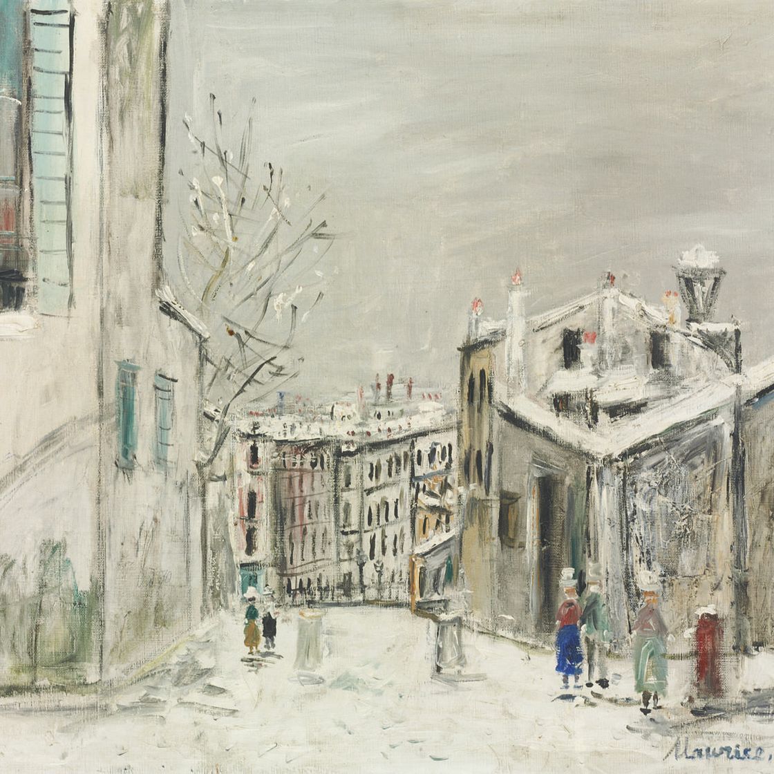 Maurice Utrillo — Дом Мими Пинсон совсем рядом