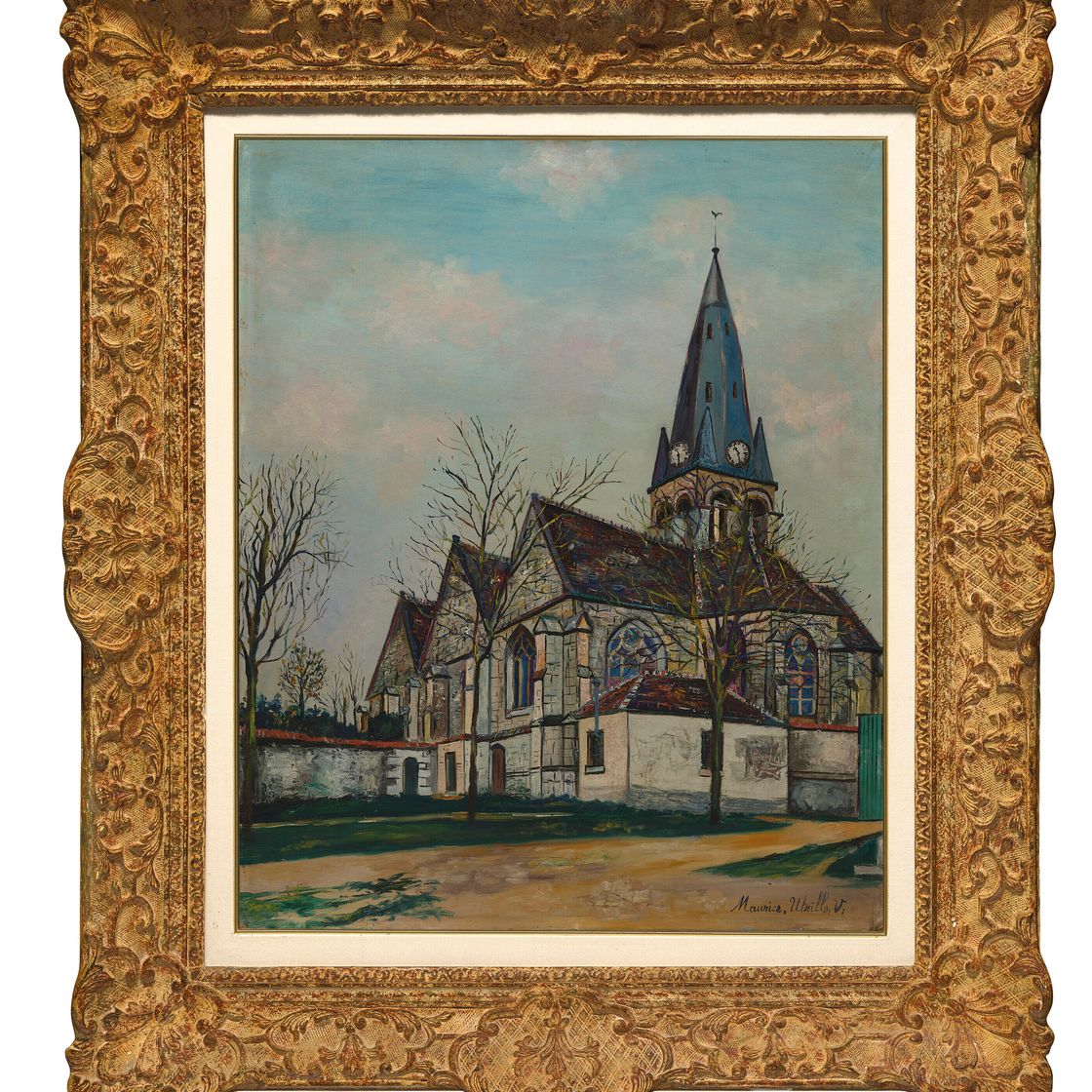 Maurice Utrillo — Церковь Мароля (Эна), изображение 4