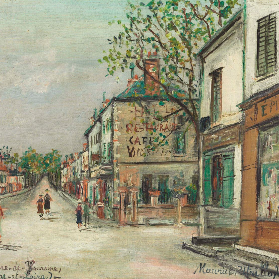 Maurice Utrillo — Национальная улица Сент-Мор-де-Турень (Андр и Луара)