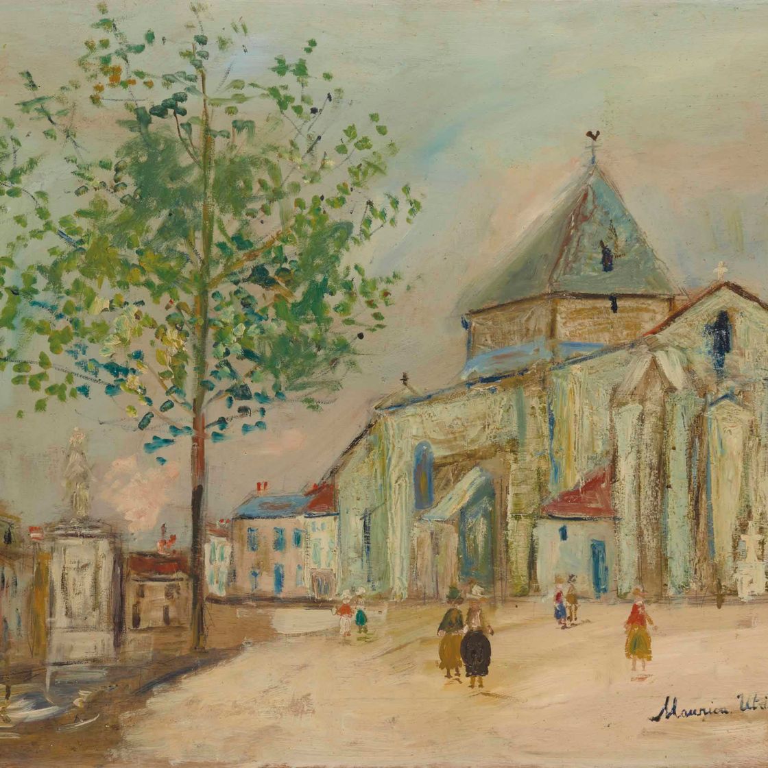 Maurice Utrillo — Эглиз де Бессен-сюр-Гартемпе (Верхняя Вена)