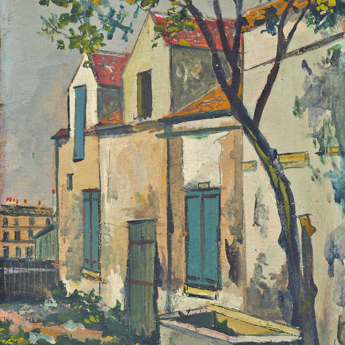 Maurice Utrillo — Ферма Дебре на Монмартре, Париж
