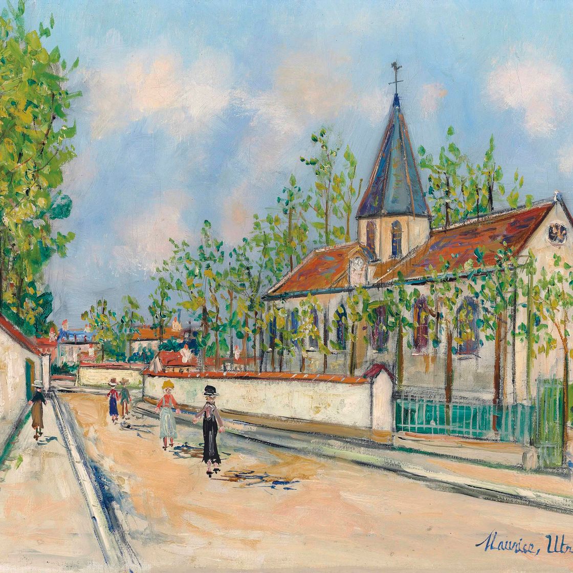 Maurice Utrillo — Эглиз д'Обонн
