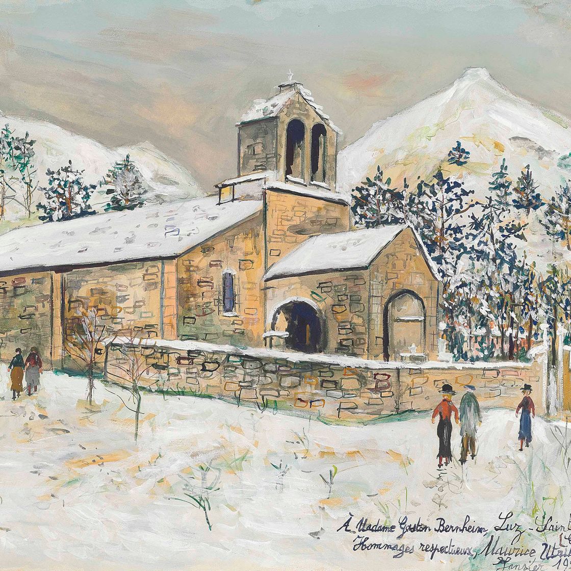 Maurice Utrillo — Эглиз де Серр, Луз-Сен-Совер (Верхние Пиренеи)