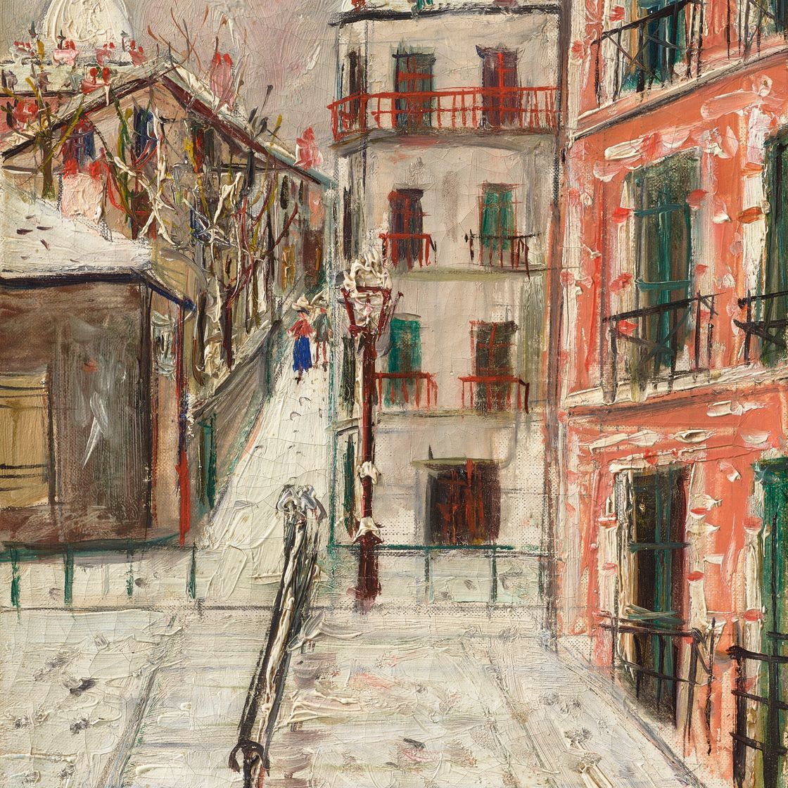 Maurice Utrillo — Монмартр у самой границы, изображение 1
