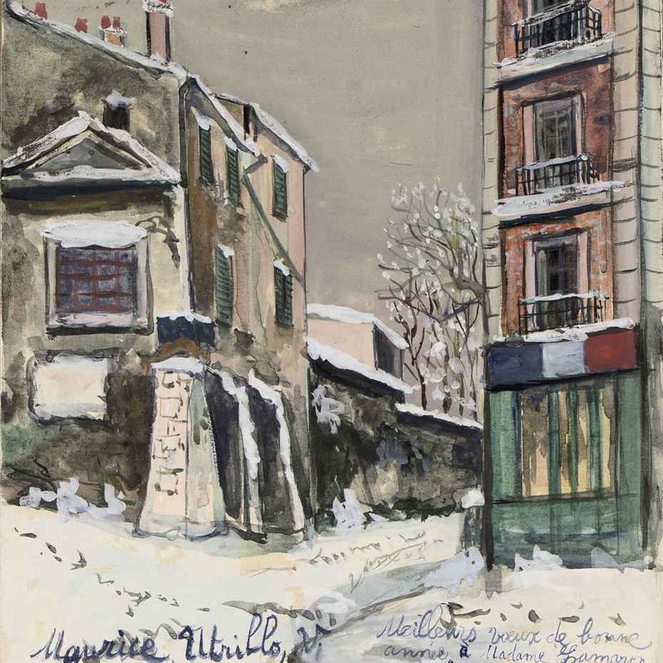 Maurice Utrillo — Кабаре прекрасной Габриэль на Монмартре
