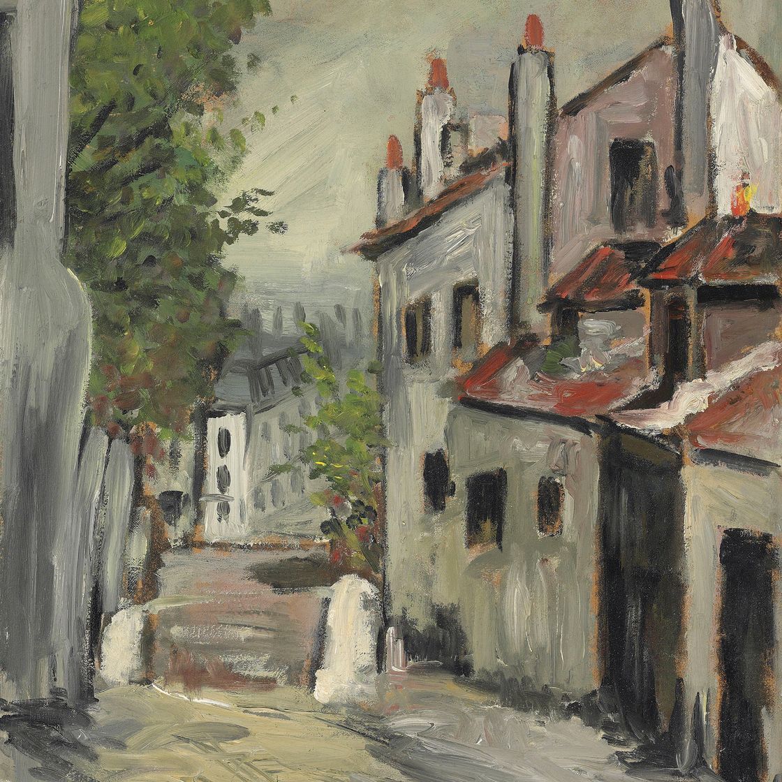 Maurice Utrillo — Дом Мими Пинсон, Монмартр