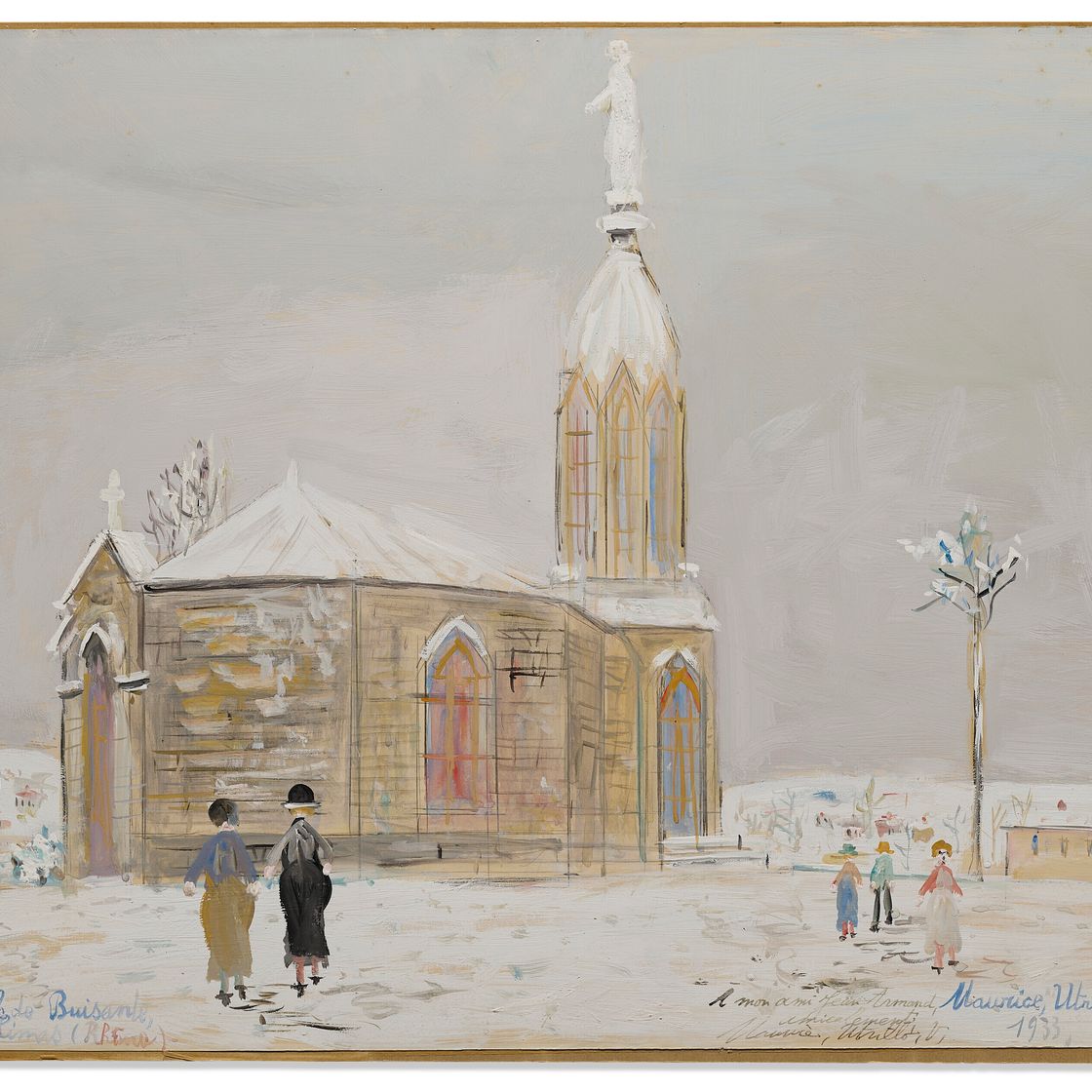 Maurice Utrillo — Часовня строителей (Рона), изображение 2