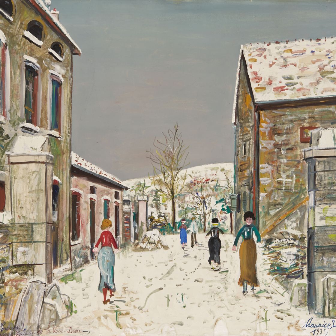 Maurice Utrillo — Бурганеф (Крез), Ферма-столовая Вуа-Дье