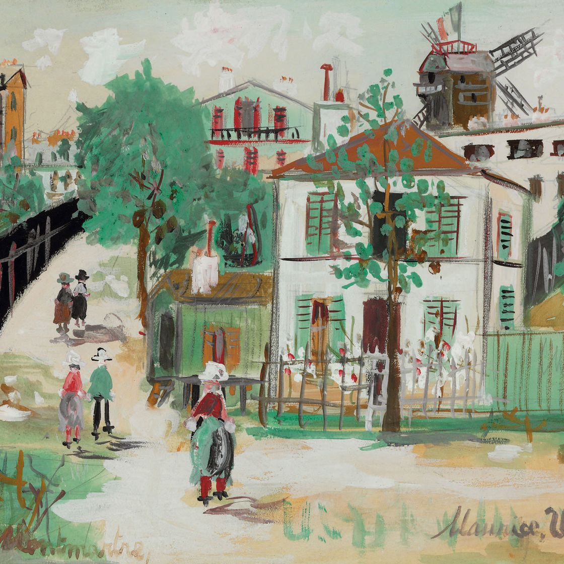 Maurice Utrillo — Маки с Монмартра