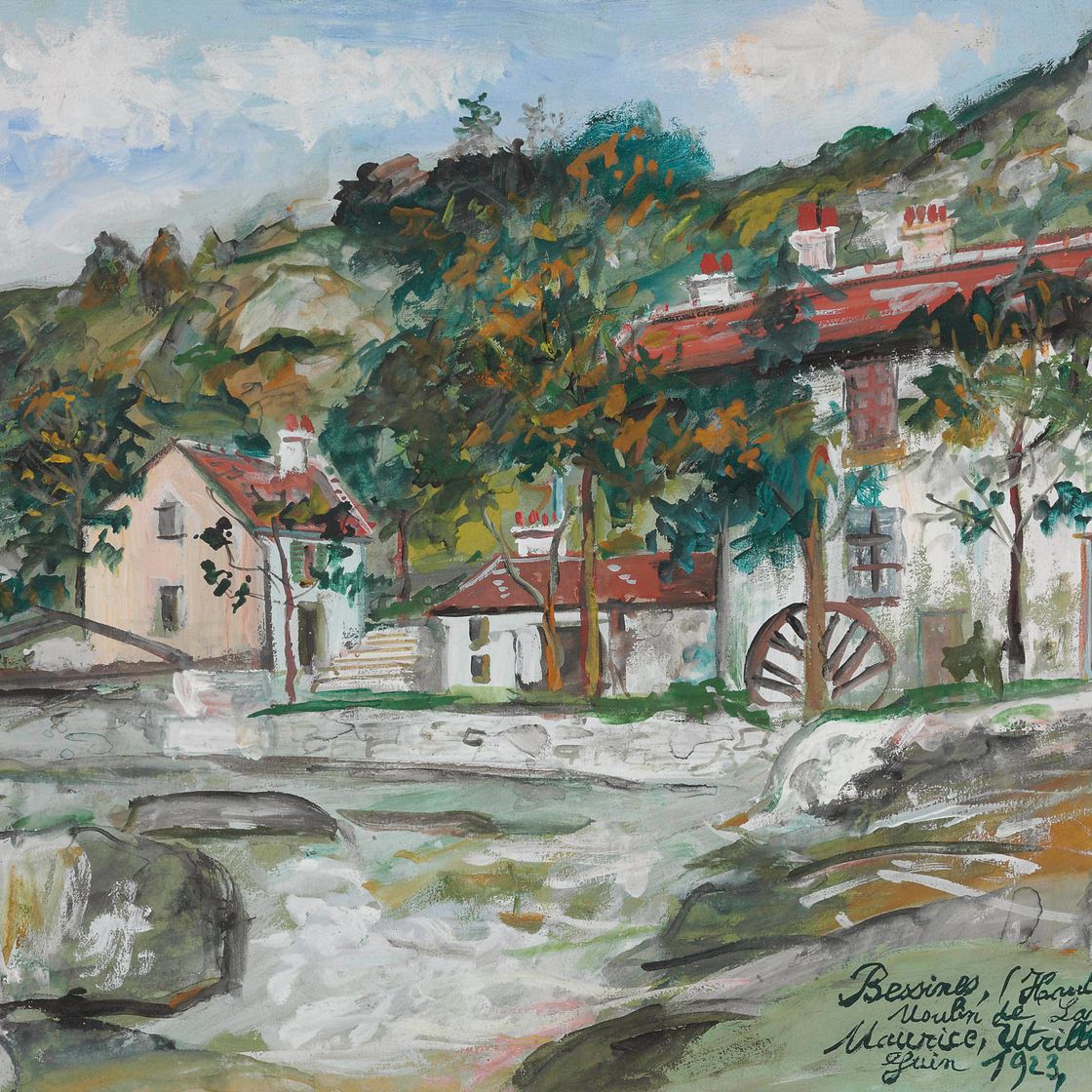 Maurice Utrillo — Бессен (Верхняя Вена), Мулен-де-Лаваграсс