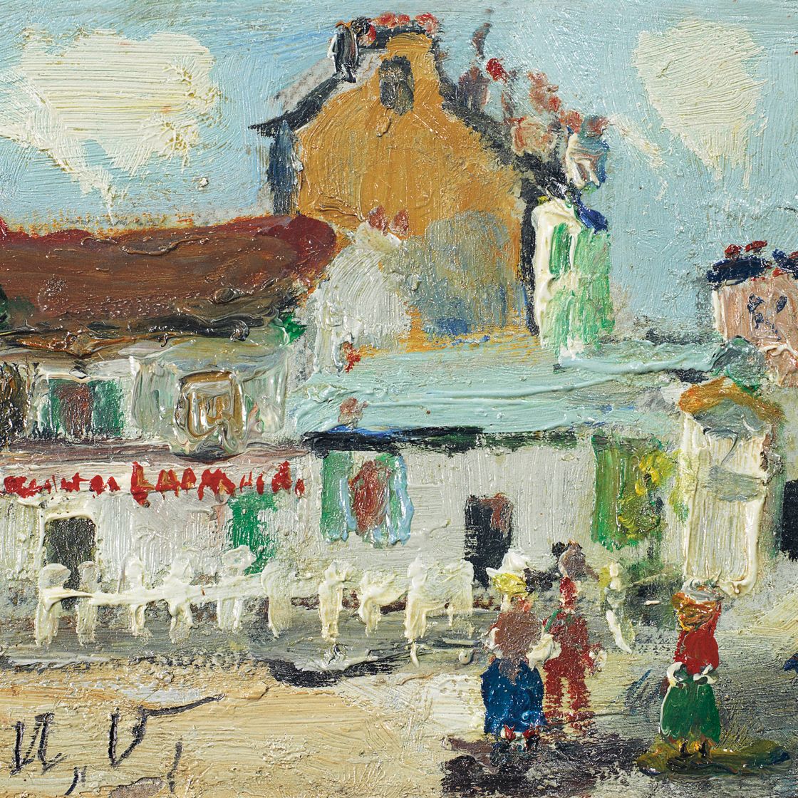 Maurice Utrillo — Ловкий Лапин на Монмартре