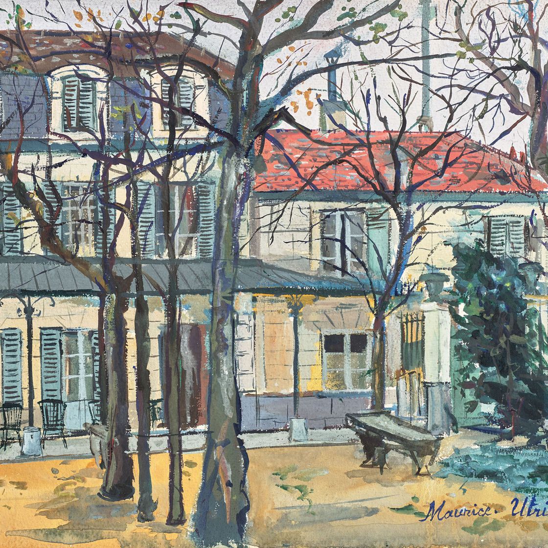 Maurice Utrillo — Дом в саду