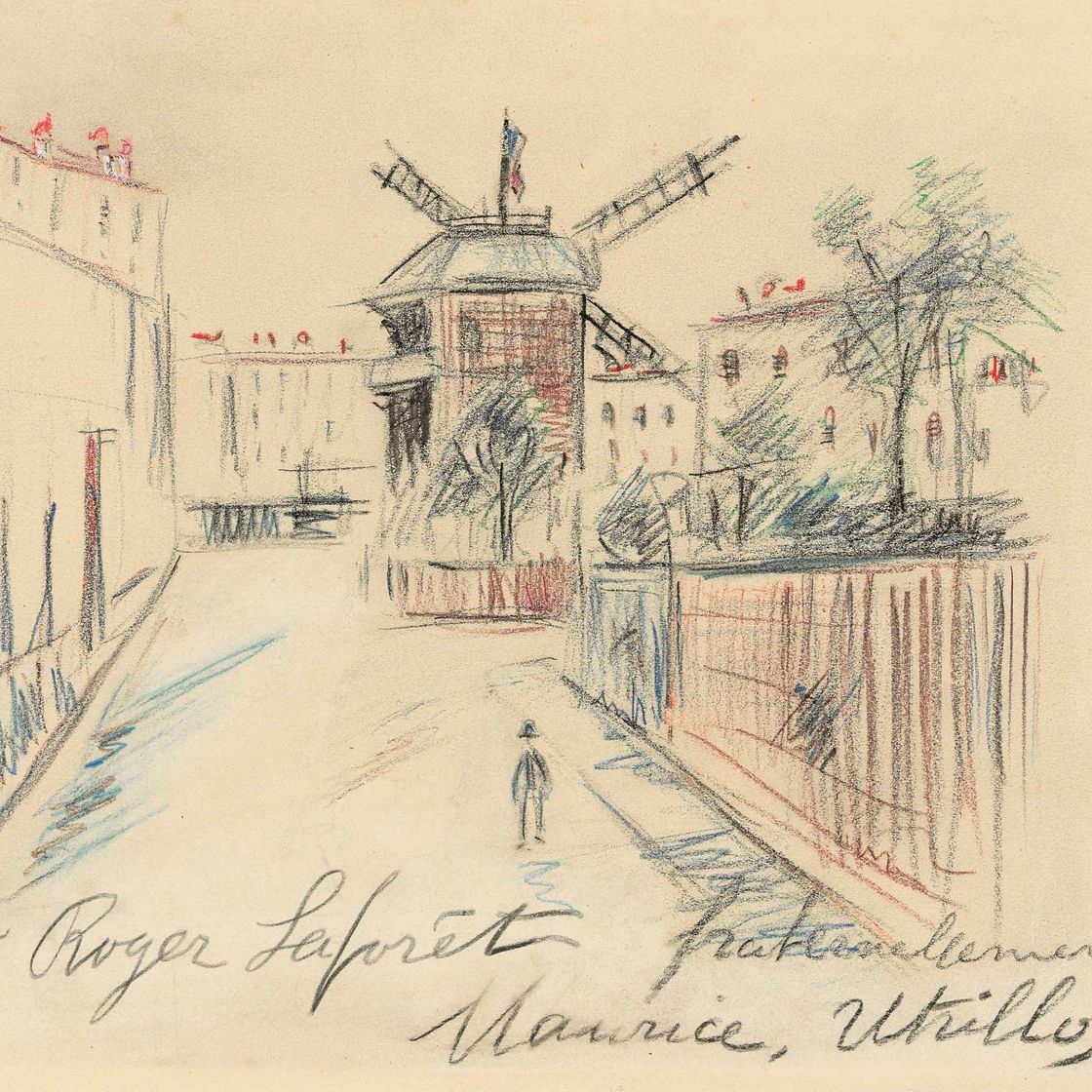 Maurice Utrillo — Мулен-де-ла-Галетт, Монмартр