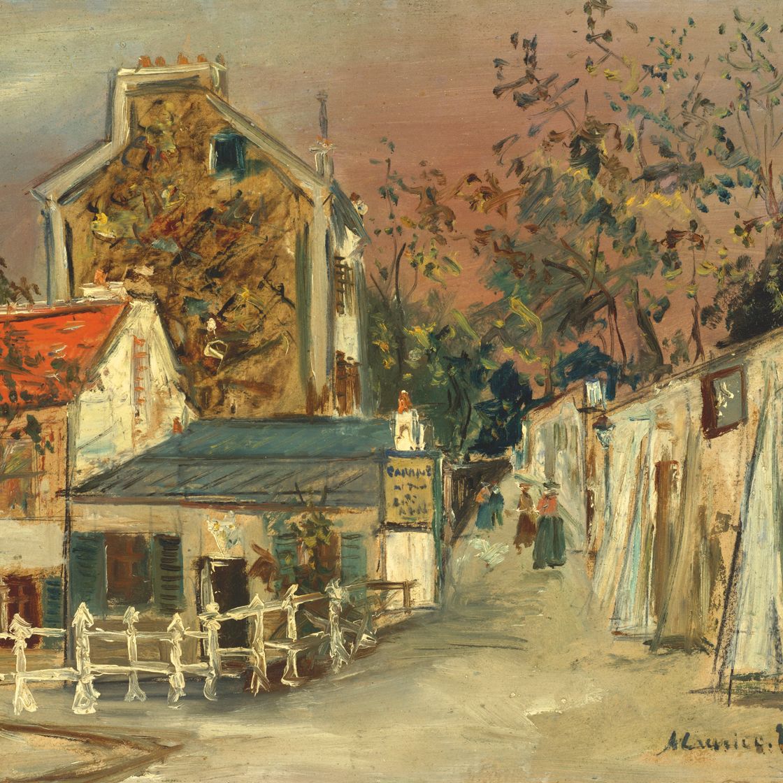 Maurice Utrillo — Лапен-а-Жиль, Монмартр, изображение 1