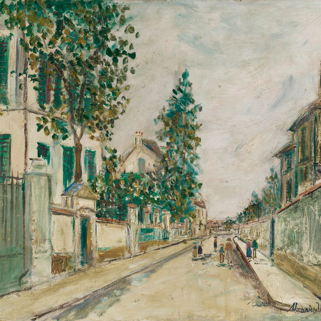 Maurice Utrillo — Улица Компьень (Уаза), изображение 1