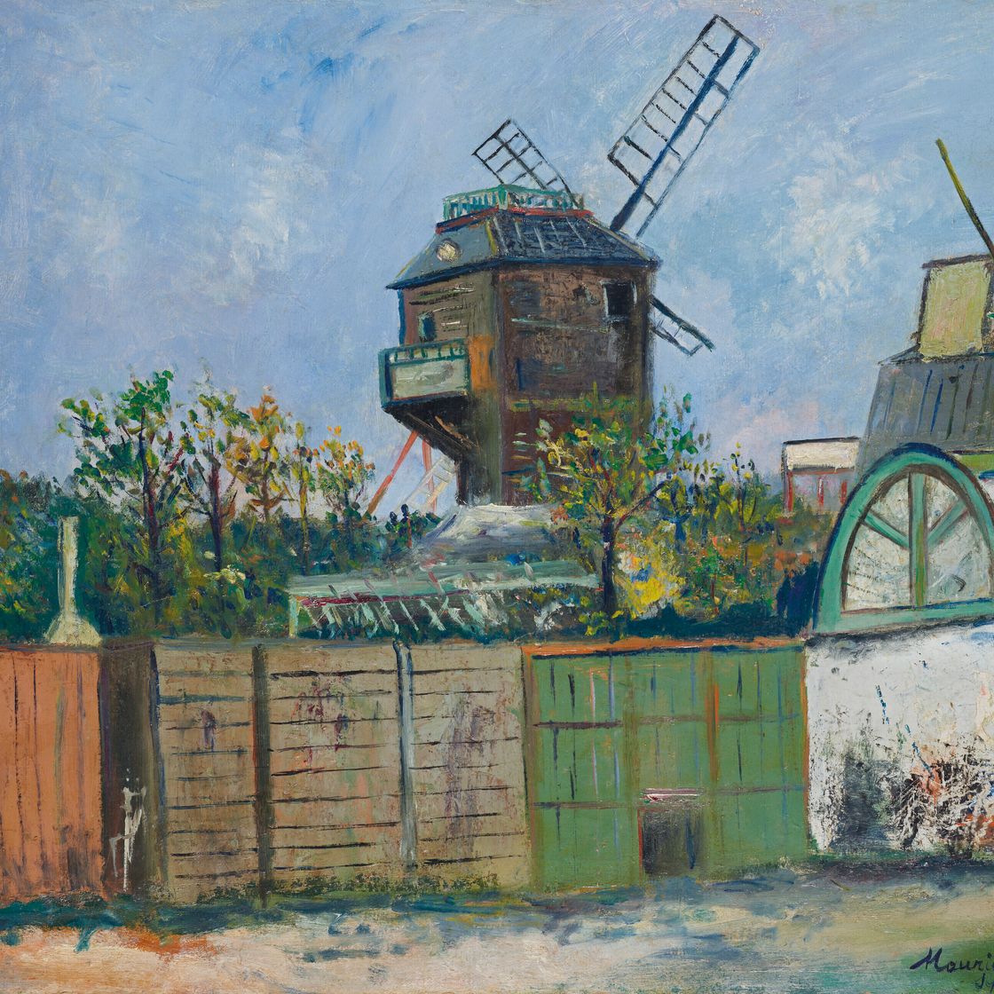 Maurice Utrillo — Ле-Мулен-де-ла-Галетт, изображение 1