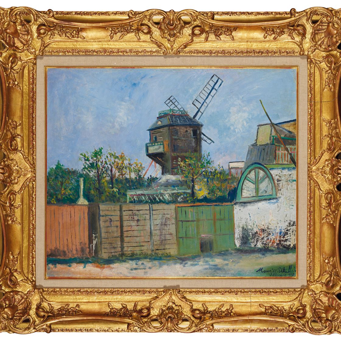 Maurice Utrillo — Ле-Мулен-де-ла-Галетт, изображение 2