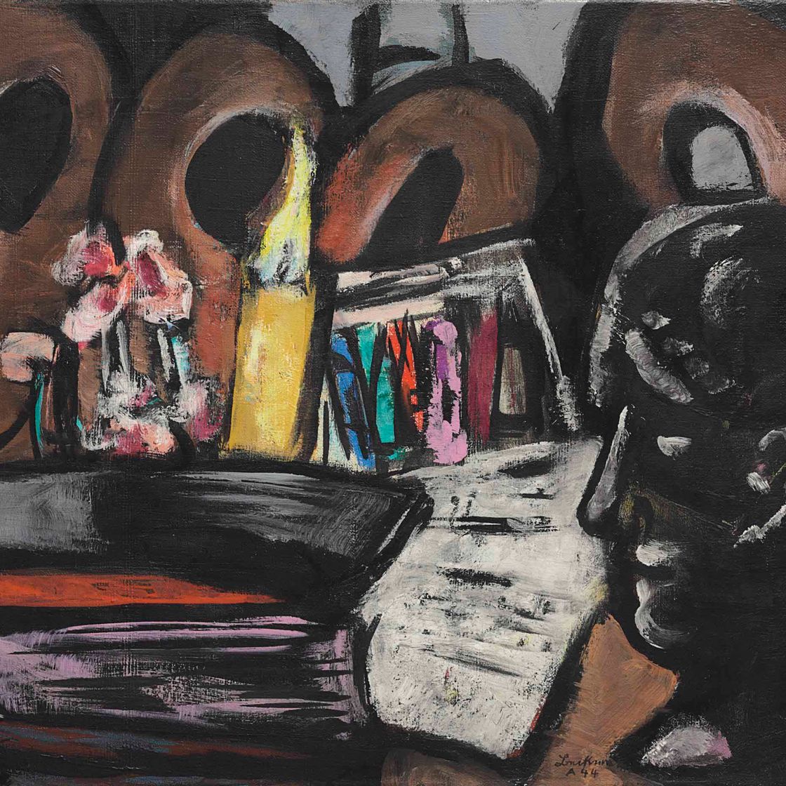 Max Beckmann — Стиллебен из палитры
