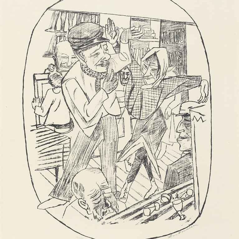 Max Beckmann — Берлинский рейс1922 (H. 212-222), изображение 1