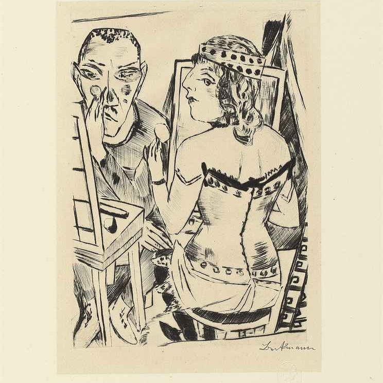 Max Beckmann — Ярмаркт (Хофмайер, 191-200), изображение 2