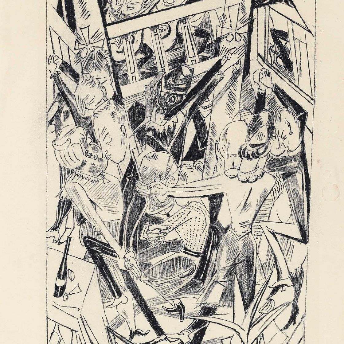 Max Beckmann — Мужской родитель, от: Хелле