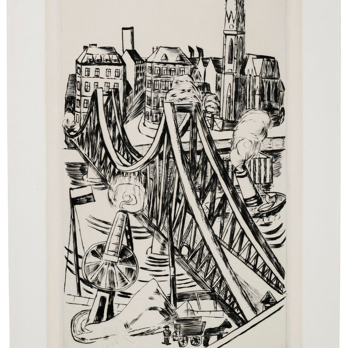 Max Beckmann — Большой Брюкке, изображение 1