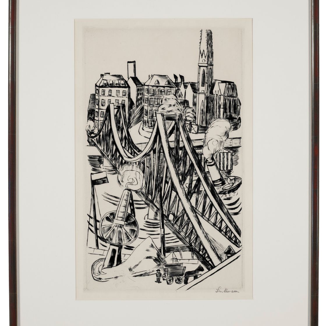 Max Beckmann — Большой Брюкке, изображение 2