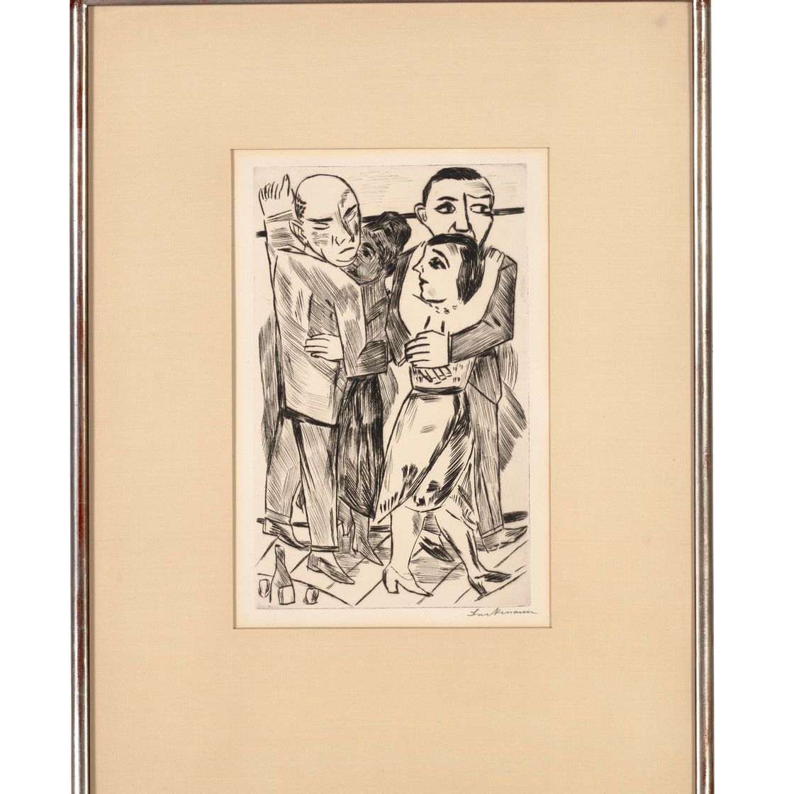 Max Beckmann — Zwei Tanzpaare (Две пары), изображение 2