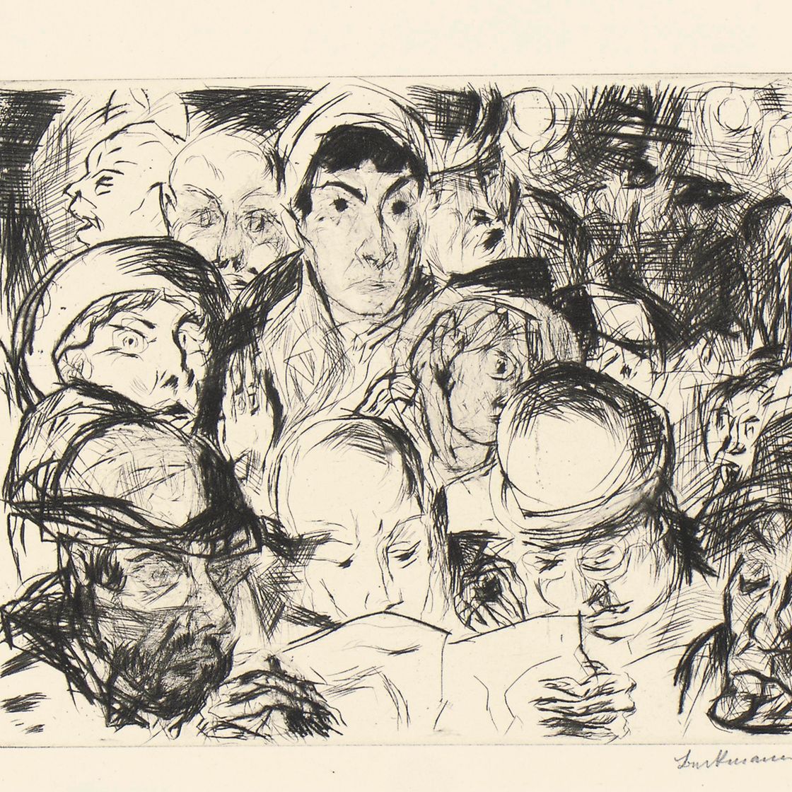 Max Beckmann — Объявление войны (H. 78 II.B.b.)