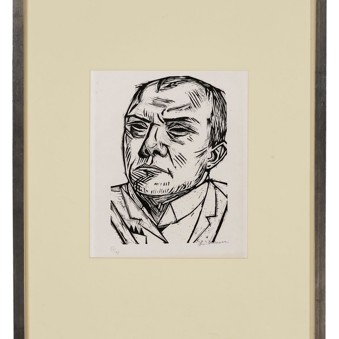 Max Beckmann — Сельбстбилдис (автопортрет), изображение 2