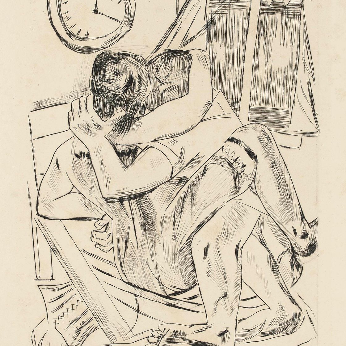 Max Beckmann — Объятия (H. 236 IV.до н.э.)