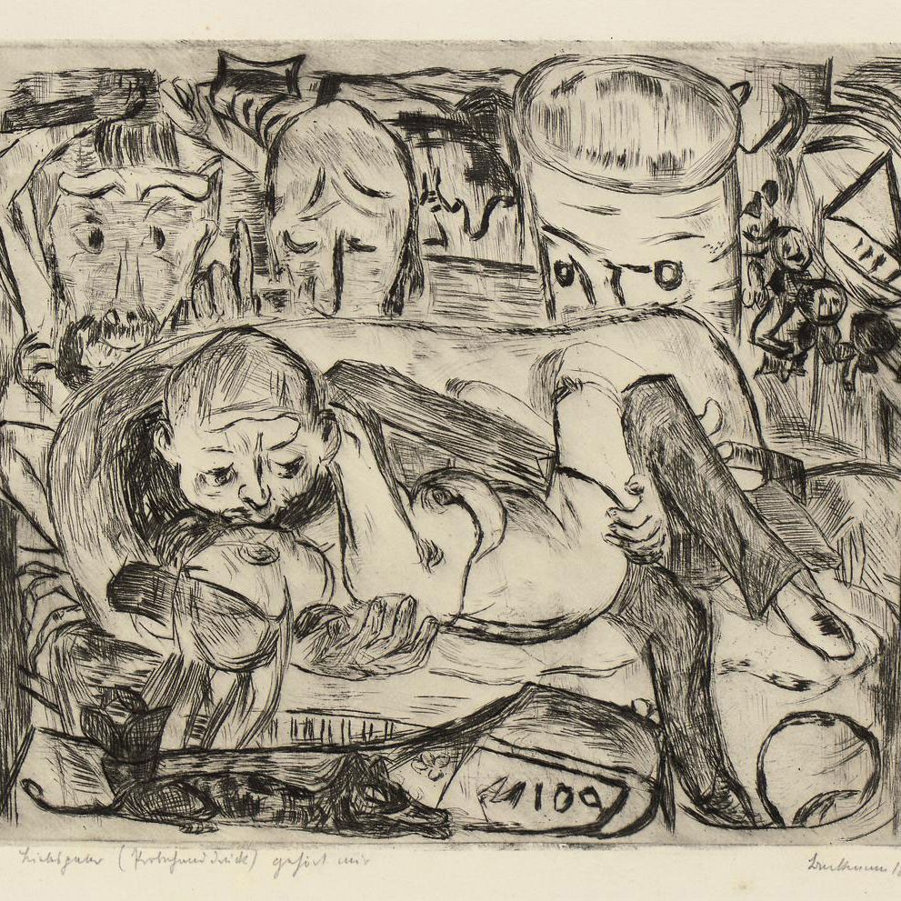 Max Beckmann — Любовники II (H. 126 II.A.)