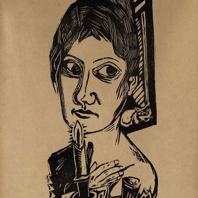Max Beckmann — Женщина со свечой (Хофмайер, 171 III в. до н.э.)