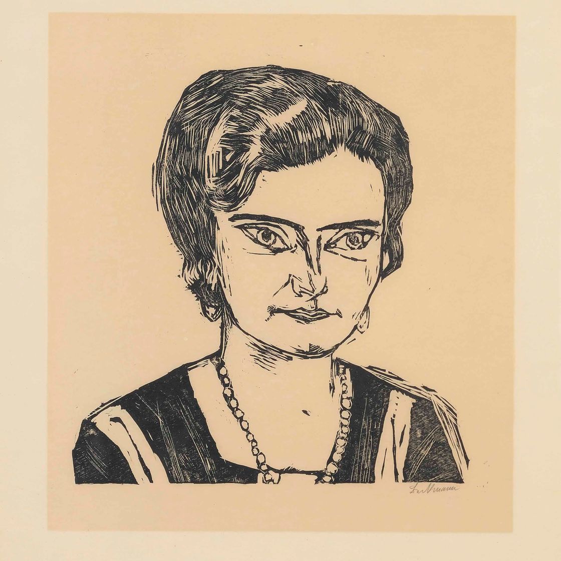 Max Beckmann — Портрет "фрау Х.М." (Наиля) (Хофмайер, 282 IV в)