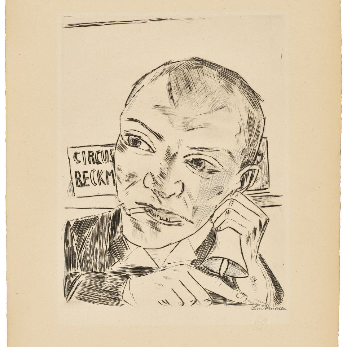 Max Beckmann — Ярмаркт, изображение 2