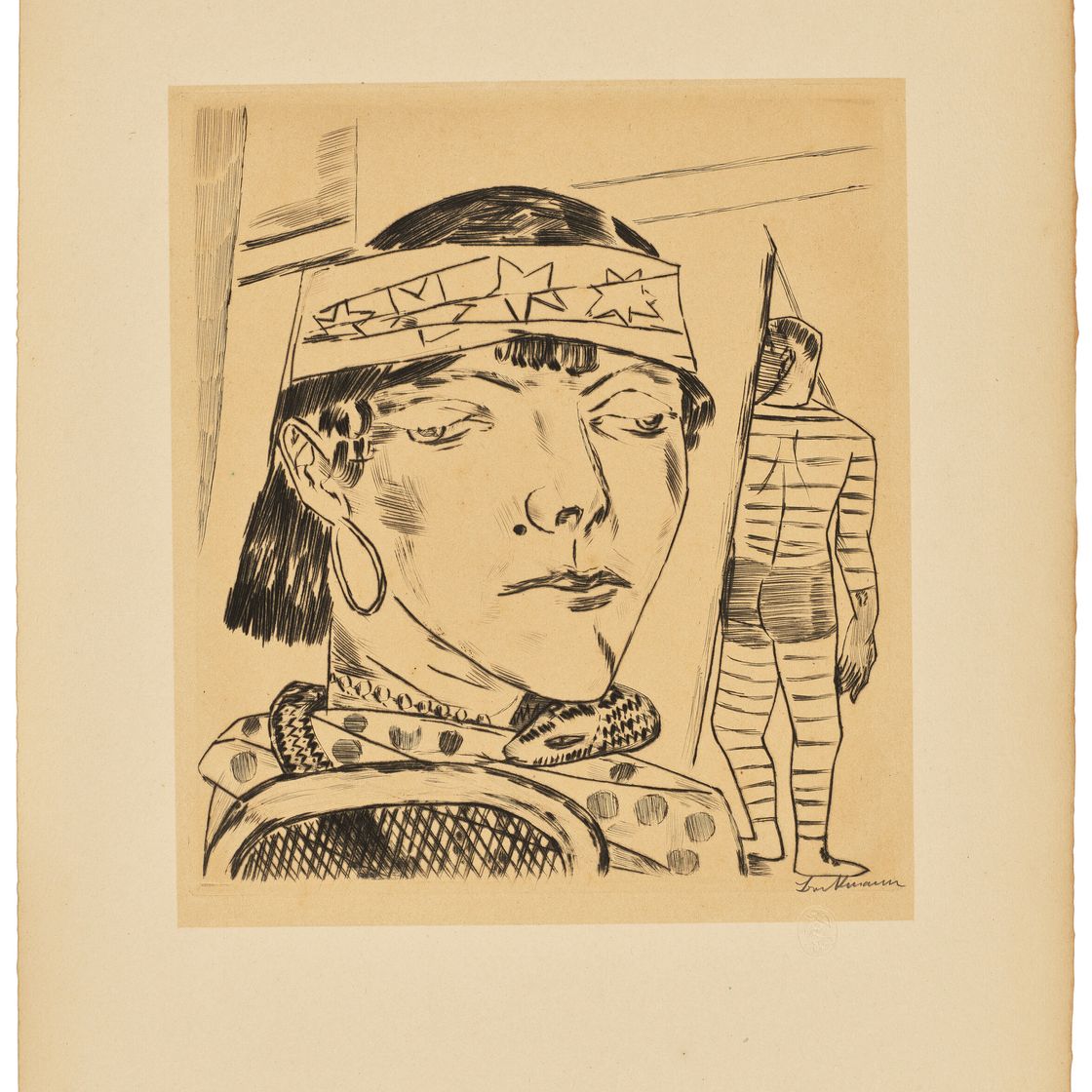 Max Beckmann — Ярмаркт, изображение 11