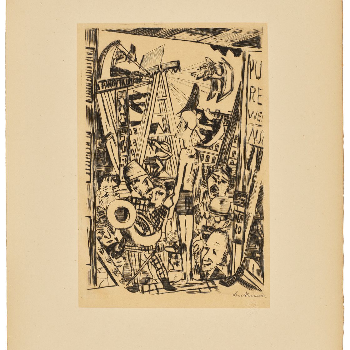 Max Beckmann — Ярмаркт, изображение 6