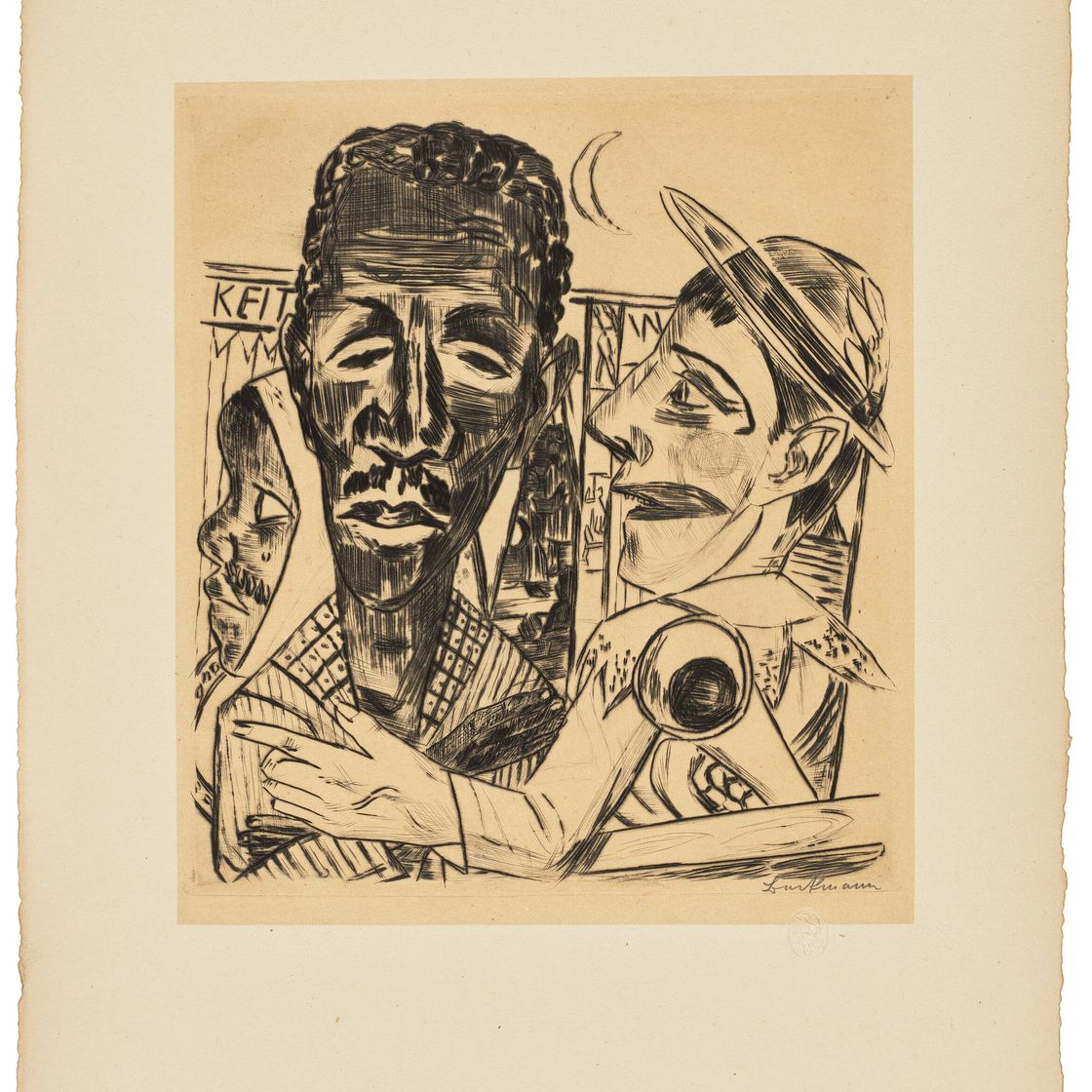 Max Beckmann — Ярмаркт, изображение 7