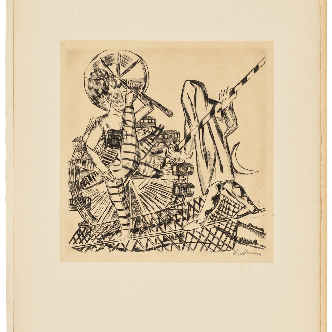 Max Beckmann — Ярмаркт, изображение 9