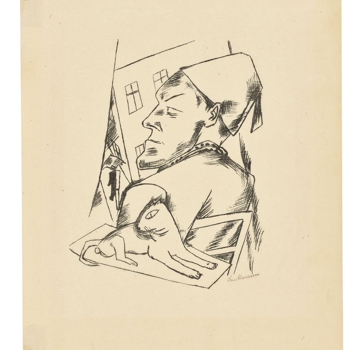 Max Beckmann — Лили фон Браунберенс: Городская ночь (Stadtnacht), изображение 5