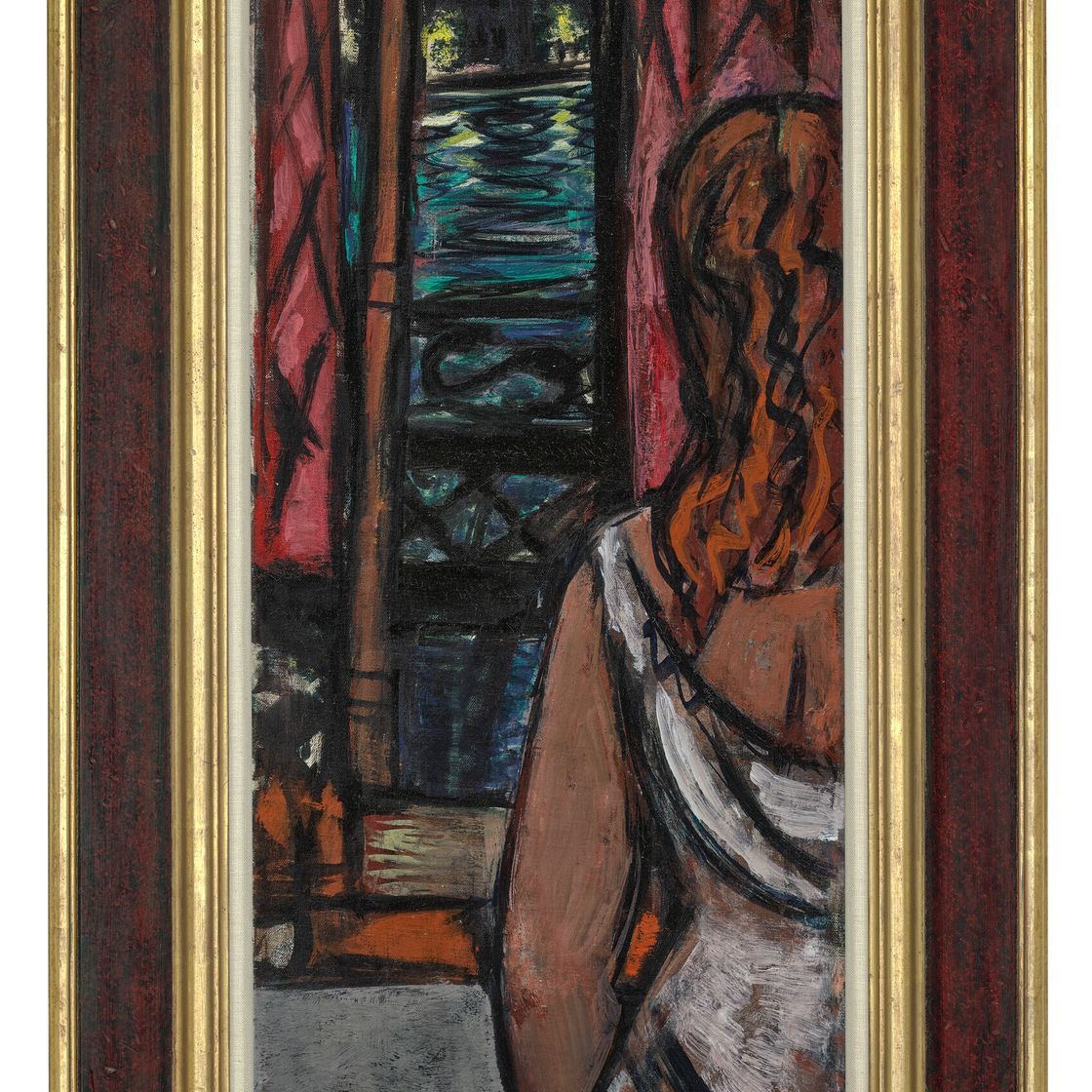 Max Beckmann — Хемдфрау (на балконе), изображение 2
