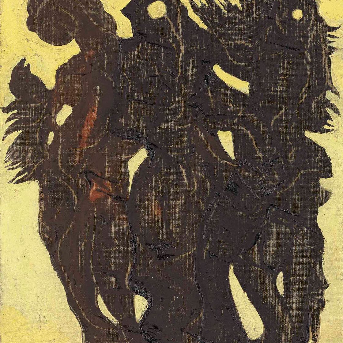 Max Ernst — Трое молодых девушек в красивых позах