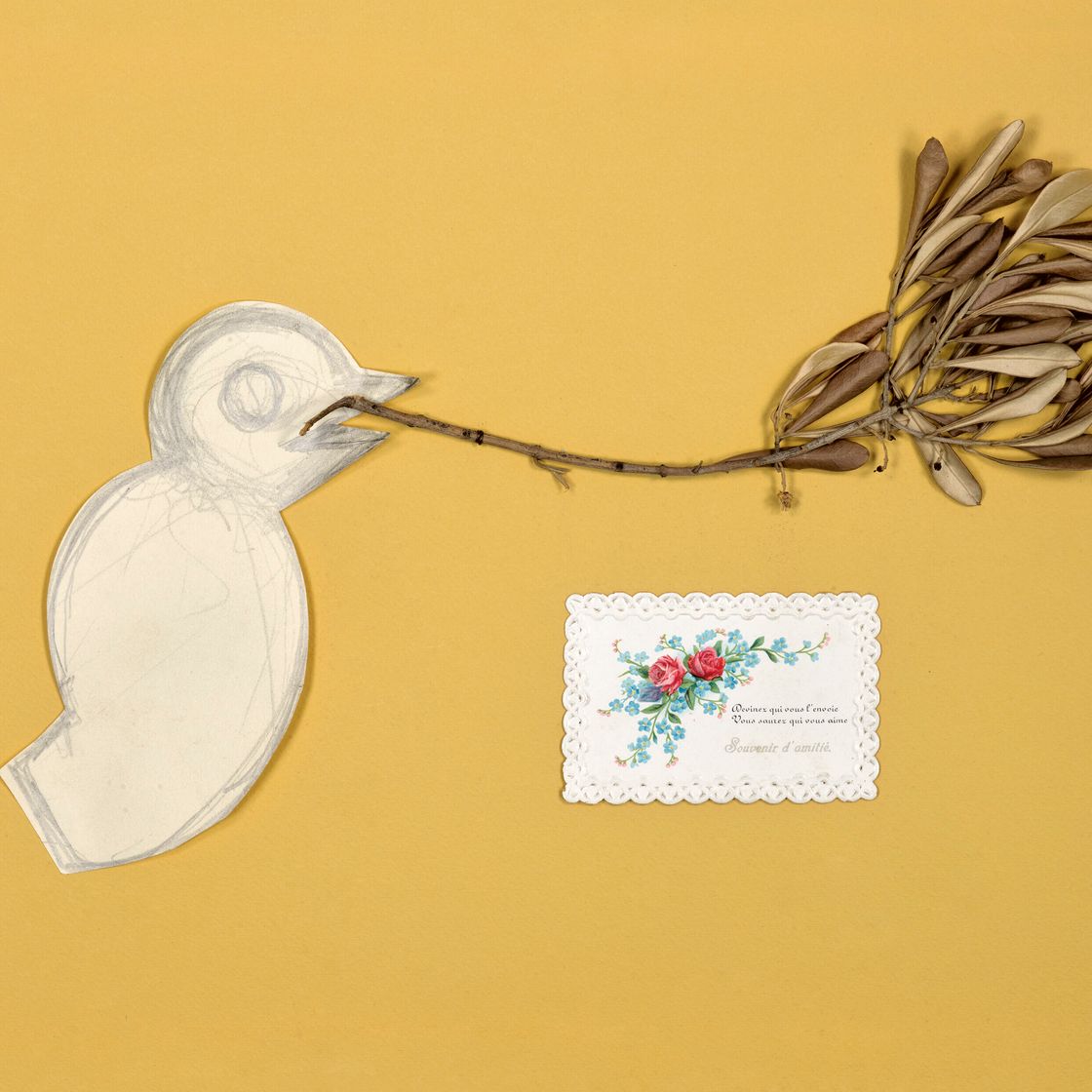 Max Ernst — Старый арендатор в филиале, где живет сын., изображение 1