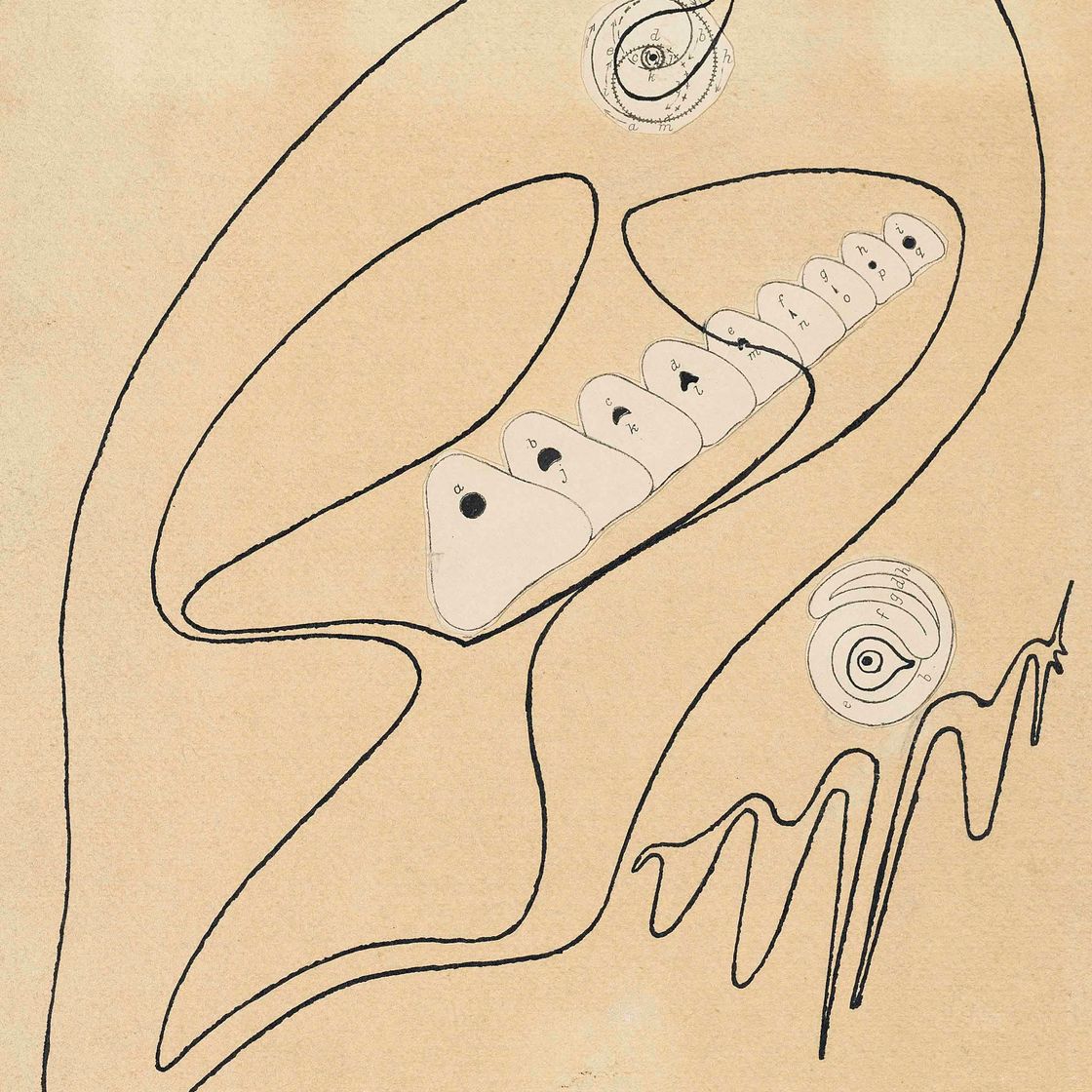 Max Ernst — Иллюстрации к слову "Перегородка", С. 53