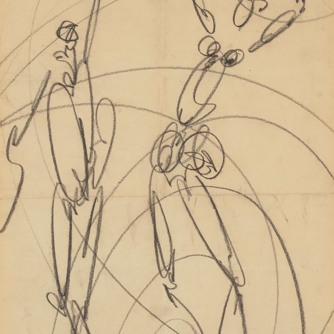 Max Ernst — Этюд для "Танцоров под звездным небом"