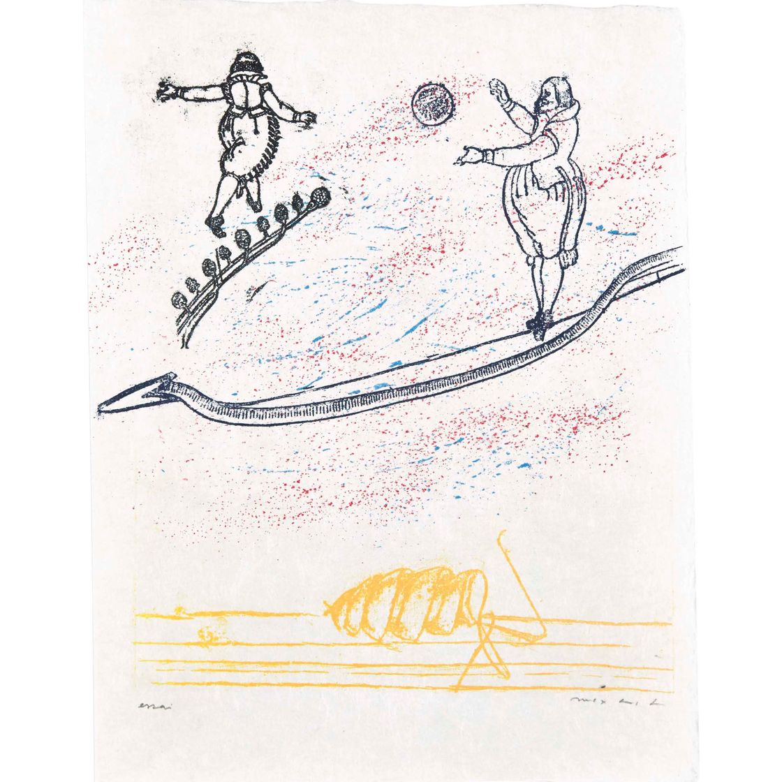 Max Ernst — Без названия (Проект для баллада о солдатах )