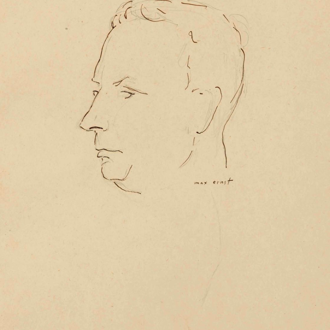 Max Ernst — Портрет Жана Арпа