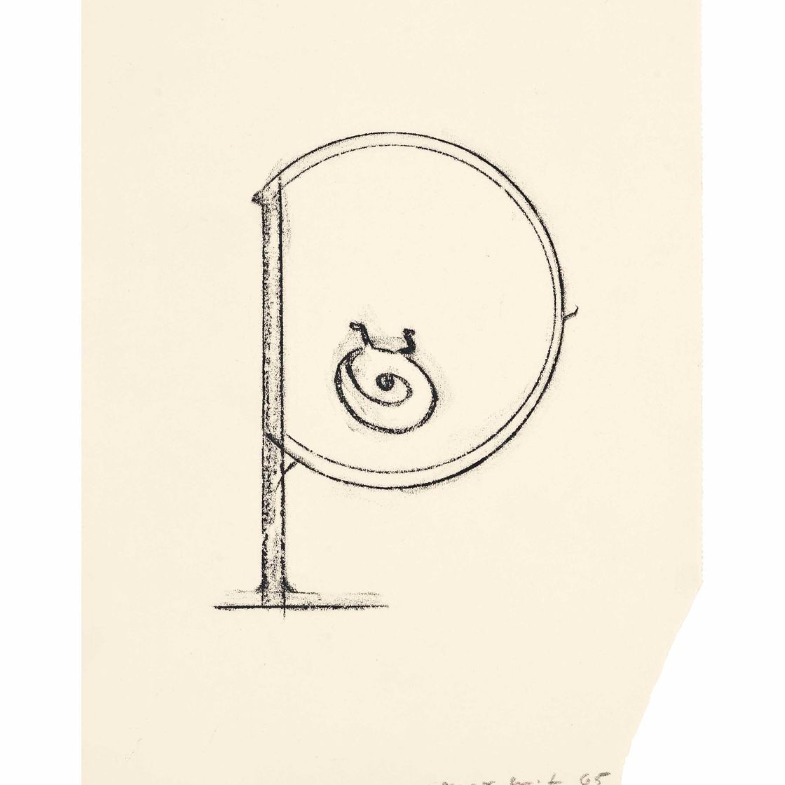 Max Ernst — Инициал P